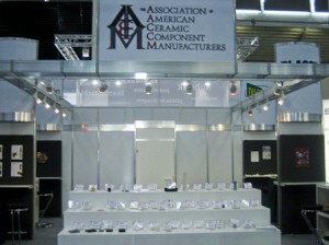 Component parts on display at AACCM booth