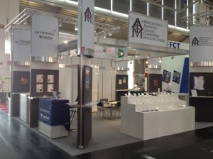 Wide view of AACCM booth at Ceramitec 2012