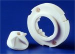 Ceramic rotors and blades for spice grinders